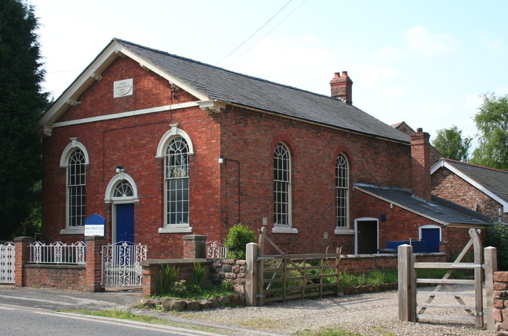 Bulkeley Methodist Church in Bulkeley, Cheshire