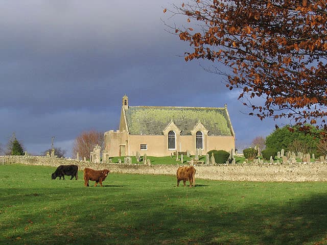 Eckford Parish Church in Jedburgh, Scottish Borders