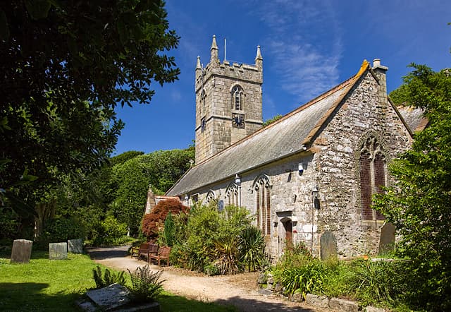 Church of St Gulval in Penzance, Cornwall