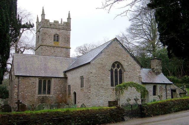 Church of St Wenna in Morval, Cornwall
