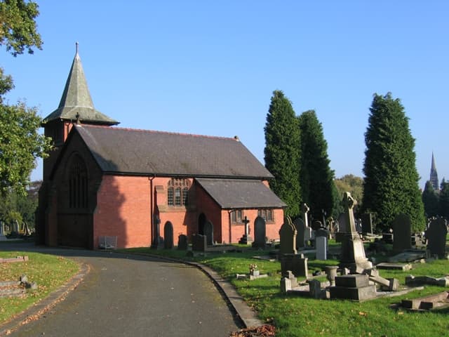 West Chapel in south part of Overleigh Cemetery in Chester, Cheshire