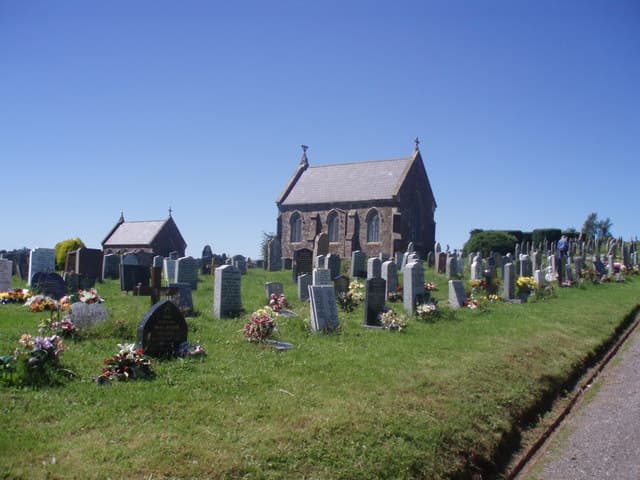 Cemetery Chapel At 016074 in Cullompton, Devon