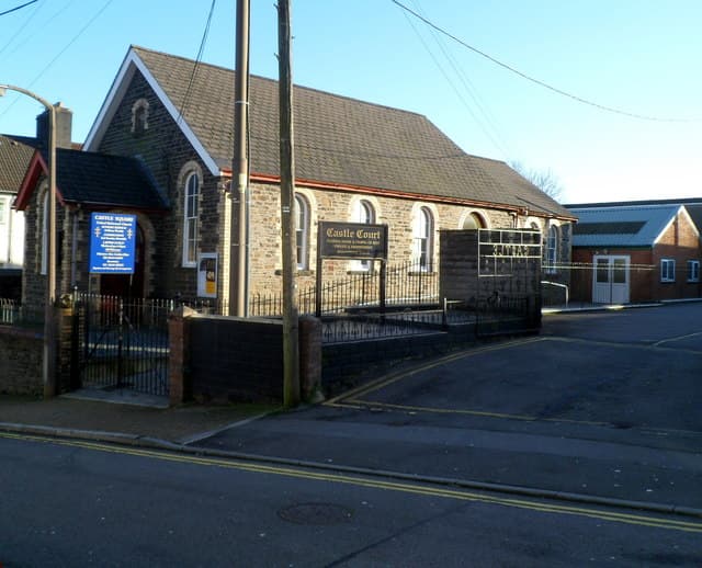 Castle Square United Reformed Church in Pontypridd, Rhondda Cynon Taf