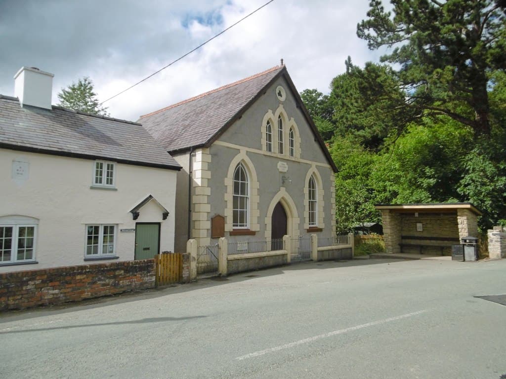 Ainon Welsh Baptist Church in Wrexham County Borough, Denbighshire