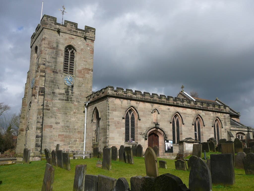 Church of St Peter in Alton, Staffordshire