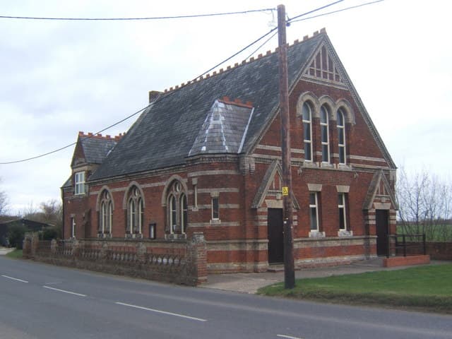 Cotton Methodist Church in Cotton, Suffolk