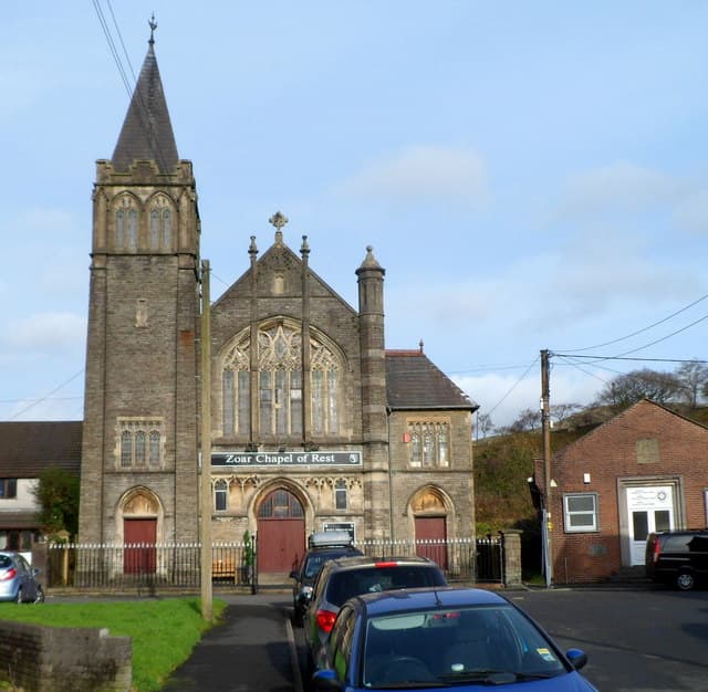 Zoar Independent Chapel in Maesteg, Bridgend