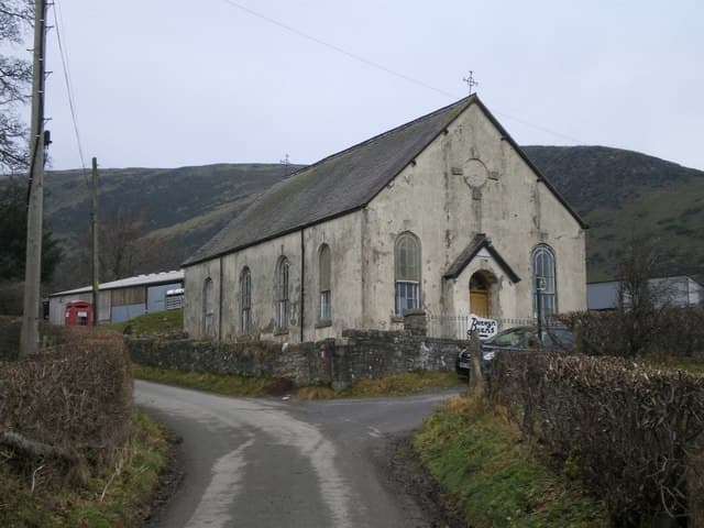 Llywarch Chapel in Wrexham County Borough, Powys