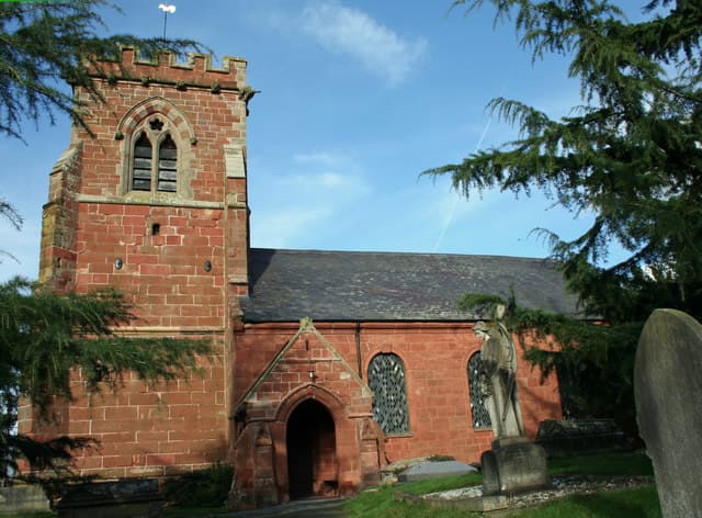 Church of St Mary in Kinnerley, Powys