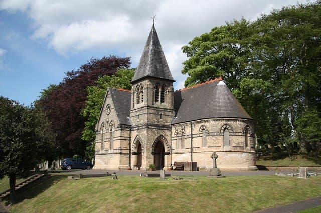Cemetery Chapel in Gainsborough, Lincolnshire