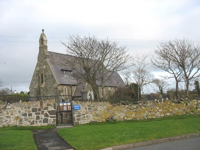 St Maelog's Church in Llanfaelog, Gwynedd
