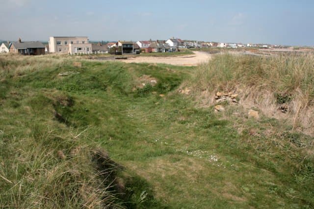 St Ebba's chapel and monastic site in Seahouses, Northumberland