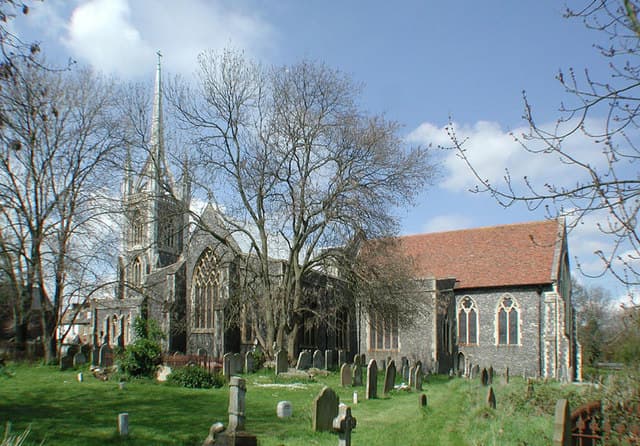 Faversham Parish Church in Faversham, Kent