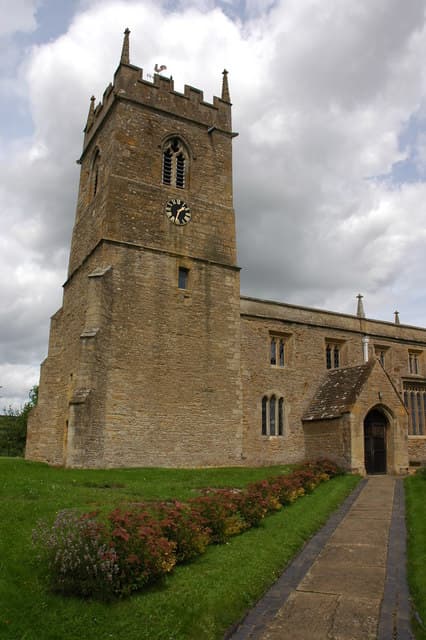 Church of St John the Baptist in Cherington, Warwickshire