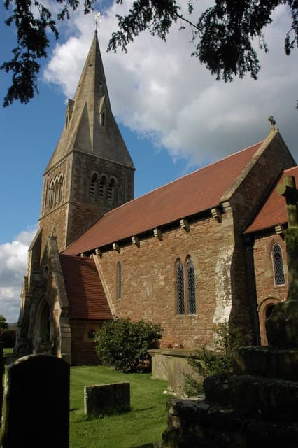 Church of All Saints in Coddington, Herefordshire