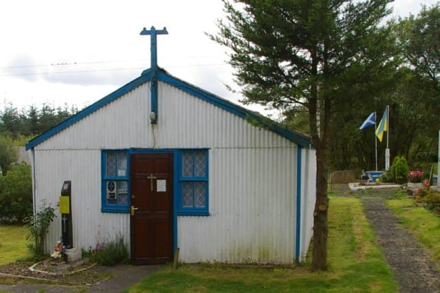 Ukranian Chapel and War Memorial, Hallmuir Prisoner of War Camp, Lockerbie in Lockerbie, Dumfries and Galloway