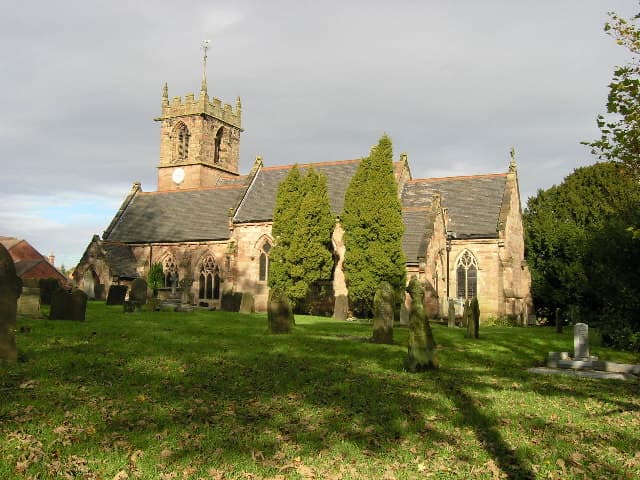 Church of St John the Baptist in Loggerheads, Shropshire