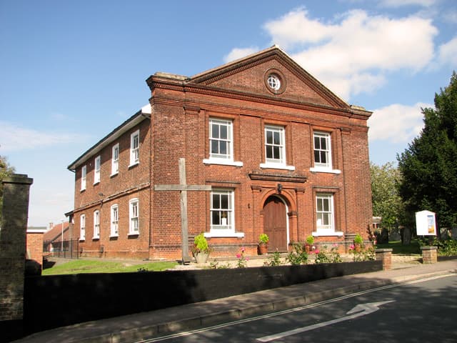 Congregational Church Including Railings in Wymondham, Norfolk