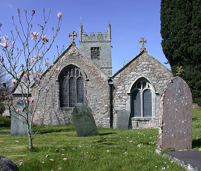 Colan Church in Colan, Cornwall