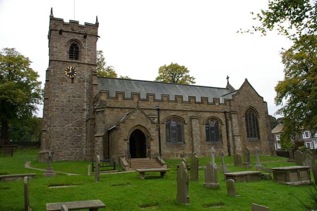 St Leonard's Church, Downham in Clitheroe, Lancashire