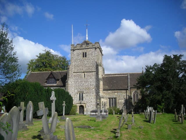 The Parish Church of St Margaret, Warnham in Horsham, West Sussex