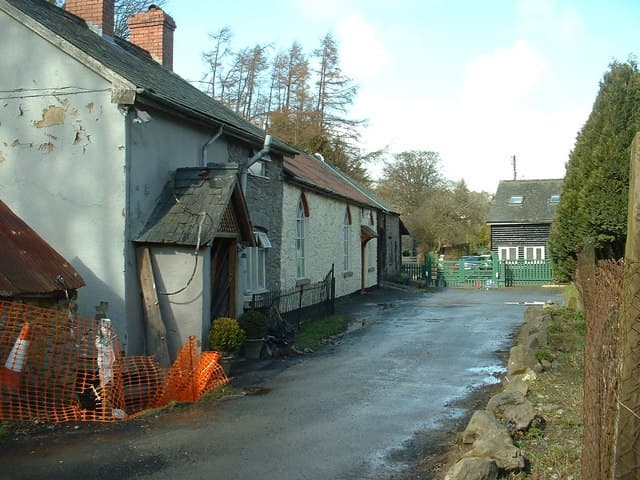 Llaithddu Baptist Chapel in Llanbadarn Fynydd, Powys