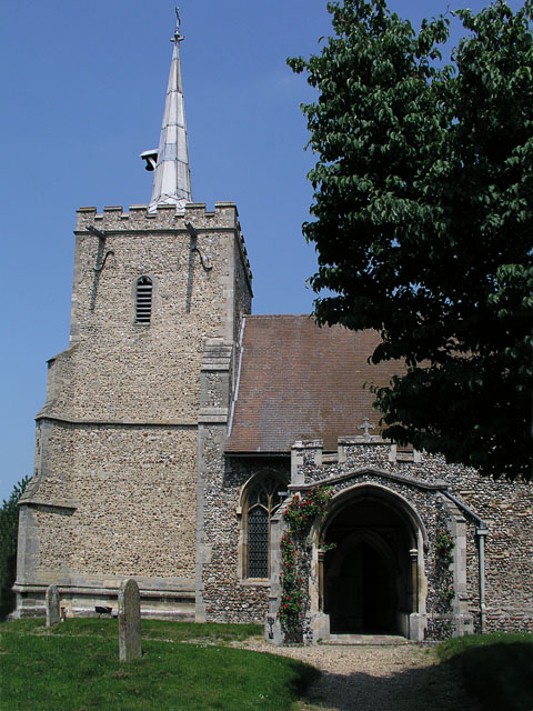 Parish Church of St Mary and St John the Evangelist in Great Chesterford, Essex