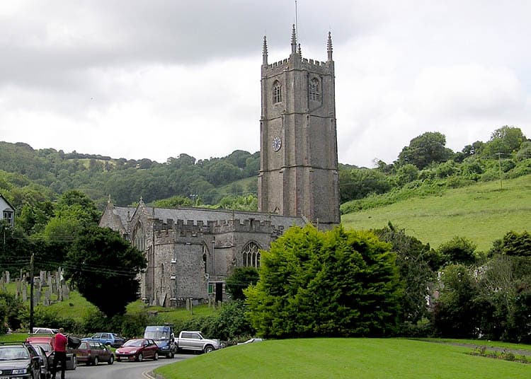 Church of St Peter Ad Vincula in Combe Martin, Devon