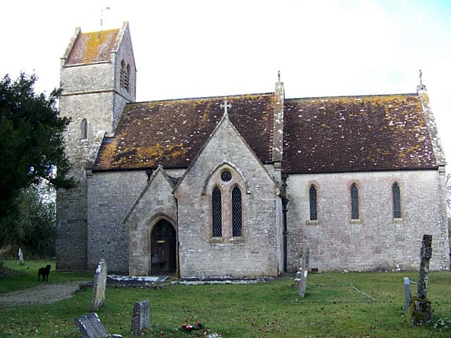 Church of Saint John the Baptist in Woodsford, Dorset