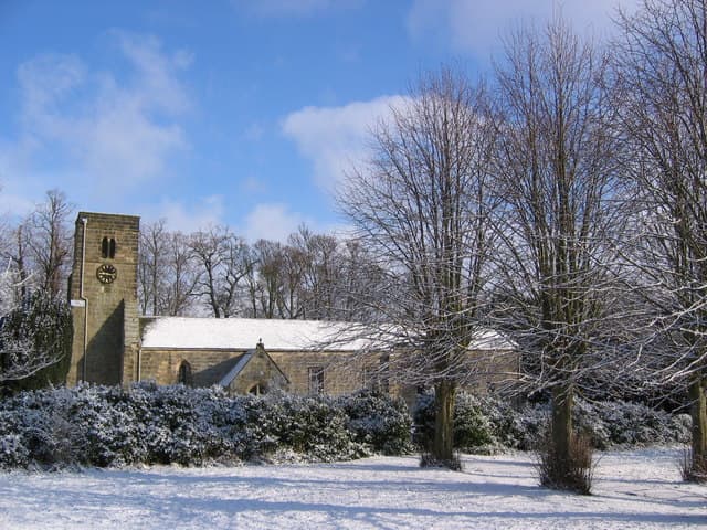 Church of Saint Nicholas in Birdsall, North Yorkshire