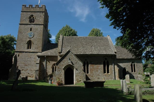 Church of St Edward in Oddington, Gloucestershire