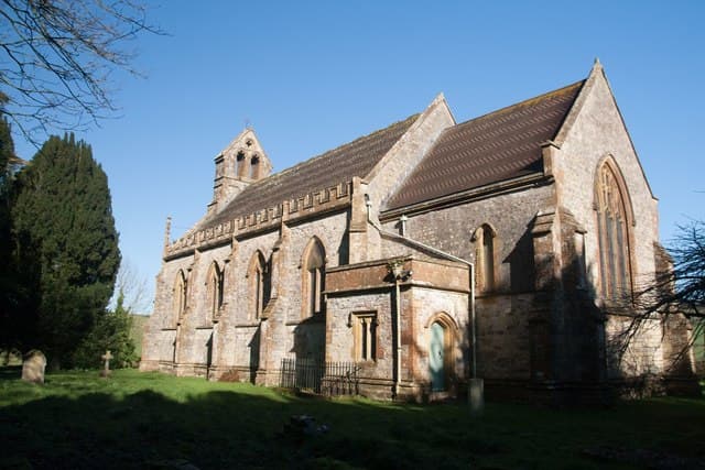 Church of St John the Baptist in Piddletrenthide, Dorset