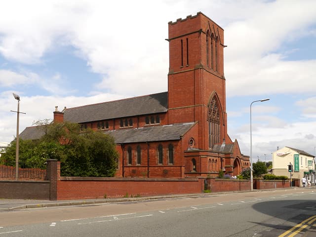 Sacred Heart Roman Catholic Church in Warrington, Cheshire