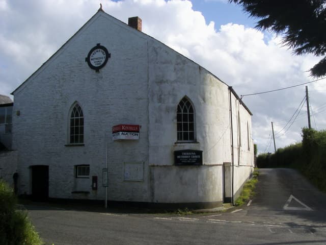 Tremayna Methodist Chapel in St Gennys, Cornwall