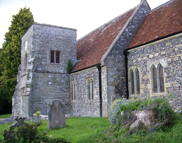 Church of St John the Baptist in Burcombe Without, Wiltshire