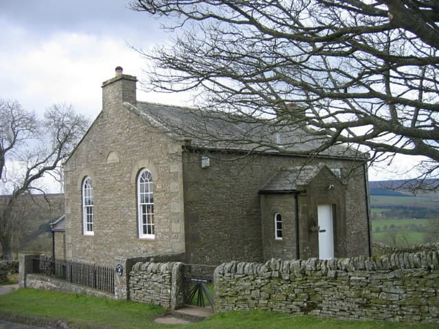 High House Methodist Chapel And Area Railings in Hexham, Northumberland