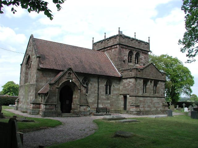 Church of St Chad in Eccleshall, Staffordshire