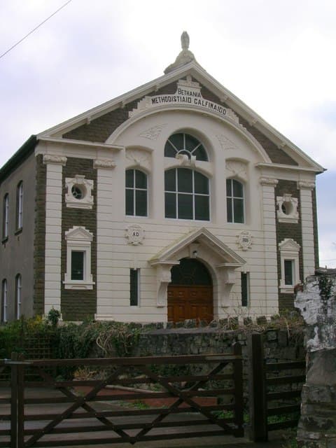 Bethania Welsh Calvinistic Methodist Chapel in Cwmamman, Carmarthenshire