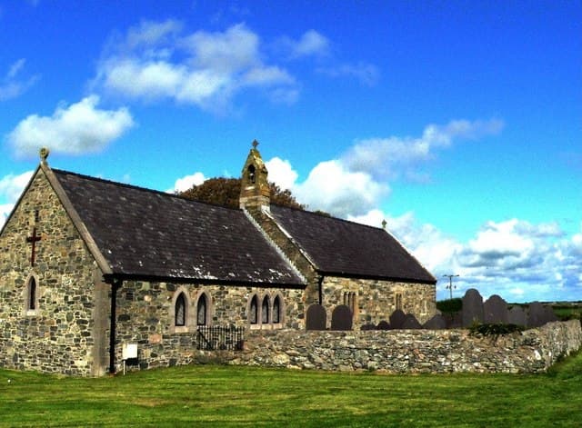 St Mihangel's Church in Bodedern, Gwynedd