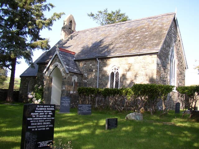 St Mary's Church in Llangelynnin, Gwynedd