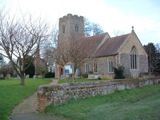 Church of All Saints in Stoke Ash, Suffolk