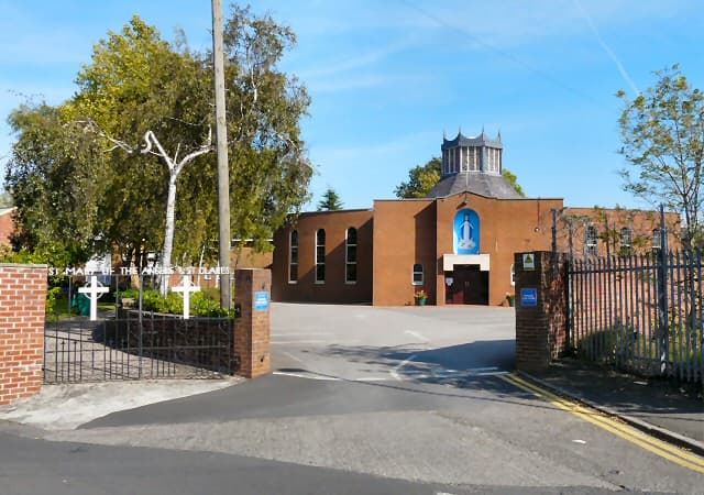 St Mary and the Angels RC Church in Manchester, Greater Manchester