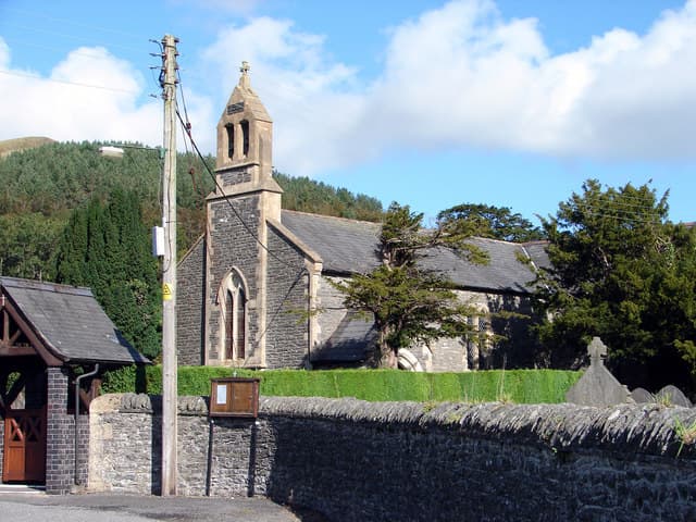 St Afan's Church in Trawsgoed, Ceredigion