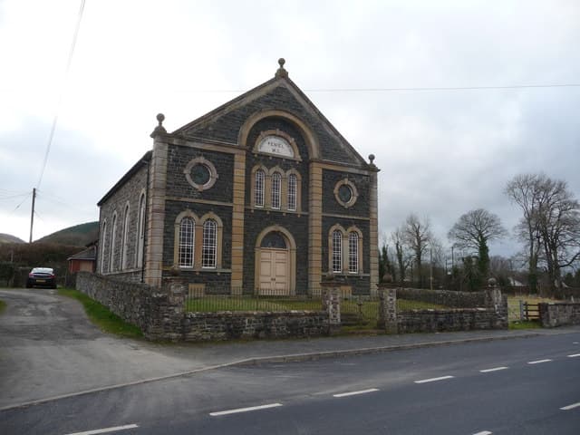 Carno Welsh Calvinistic Methodist Chapel in Carno, Powys