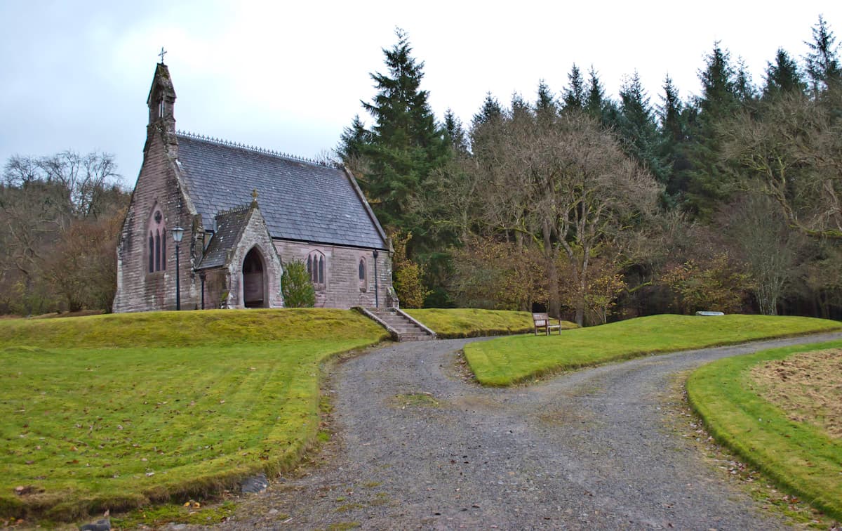 Episcopal Chapel and Lych Gate, Maxwelton House in Thornhill, Dumfries and Galloway