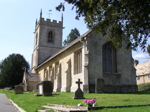 St Andrew's Parish Church in Naunton, Gloucestershire