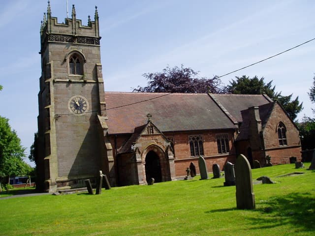 Church of St Giles in Haughton, Staffordshire