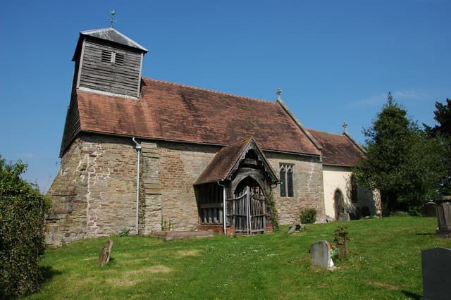 Church of St Andrew in Stockton on Teme, Worcestershire