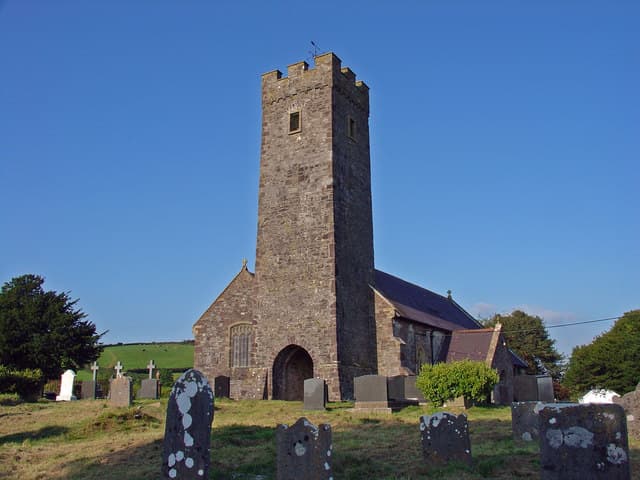 St Cyndeyrn's Church in Llangyndeyrn, Carmarthenshire