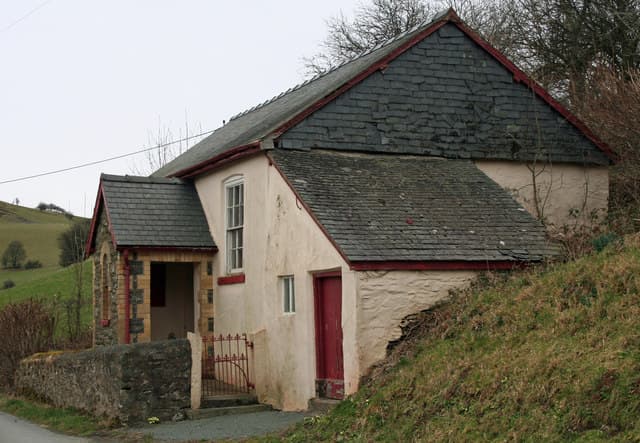 Moriah Welsh Methodist Chapel in Wrexham County Borough, Powys